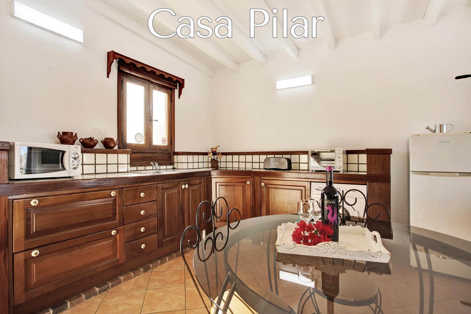 Casa Pilar, Aurora y Tarabilla en Finca Ecológica Teguitar Exterior foto