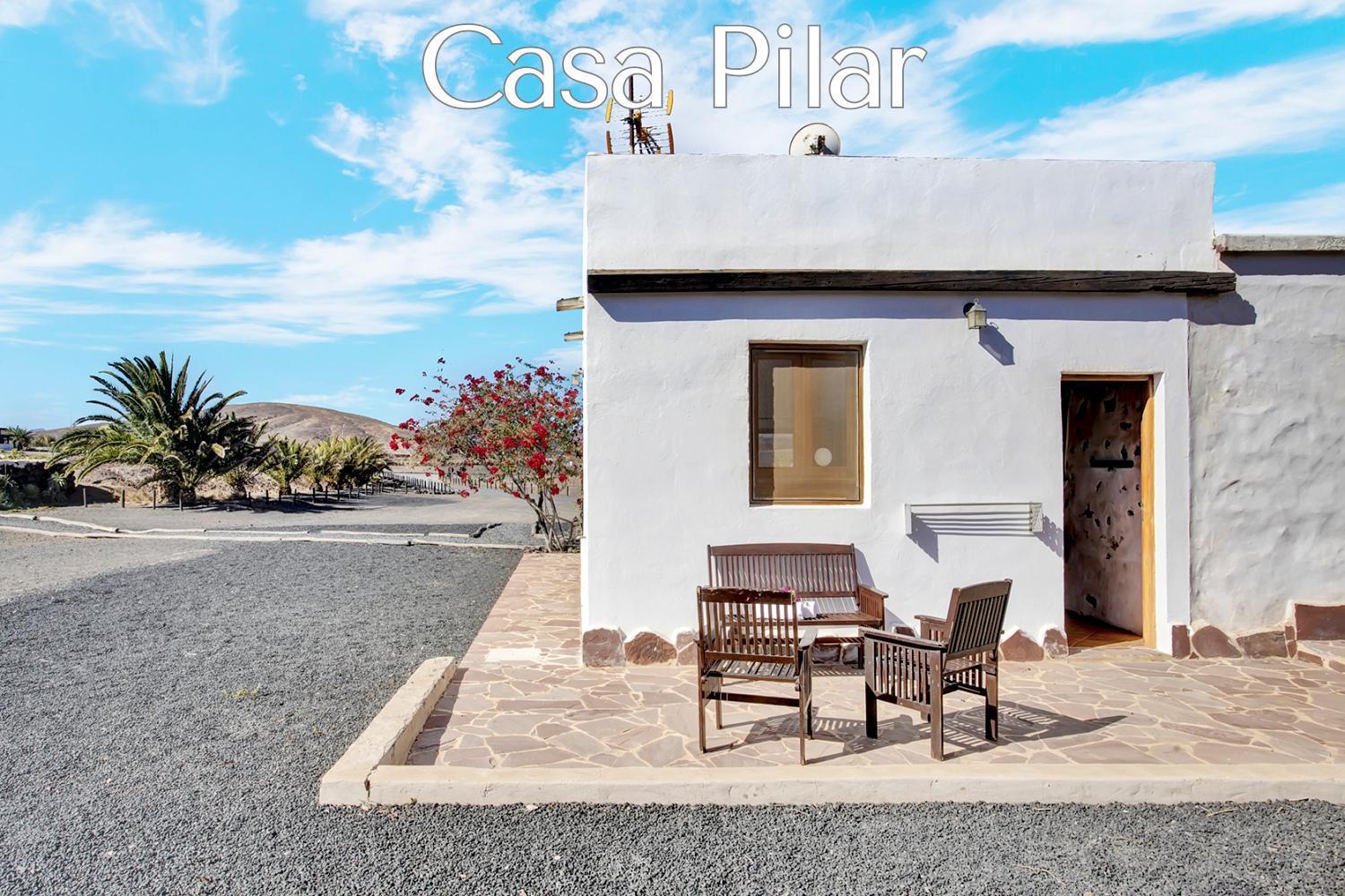 Casa Pilar, Aurora y Tarabilla en Finca Ecológica Teguitar Exterior foto